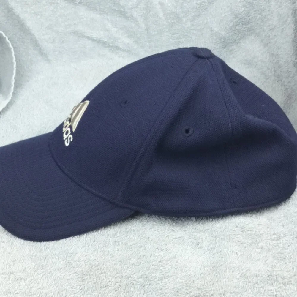 Adidas A-Flex Fitted Baseball Cap Men's L/XL Navy Blue Performance Hat